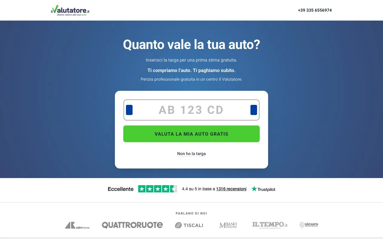 Il sito Il Valutatore per la valutazione delle auto usate
